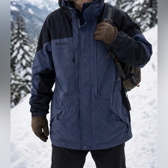 Columbia Other - Men’s - Blue & Black Columbia Sportswear Winter Jacket - M